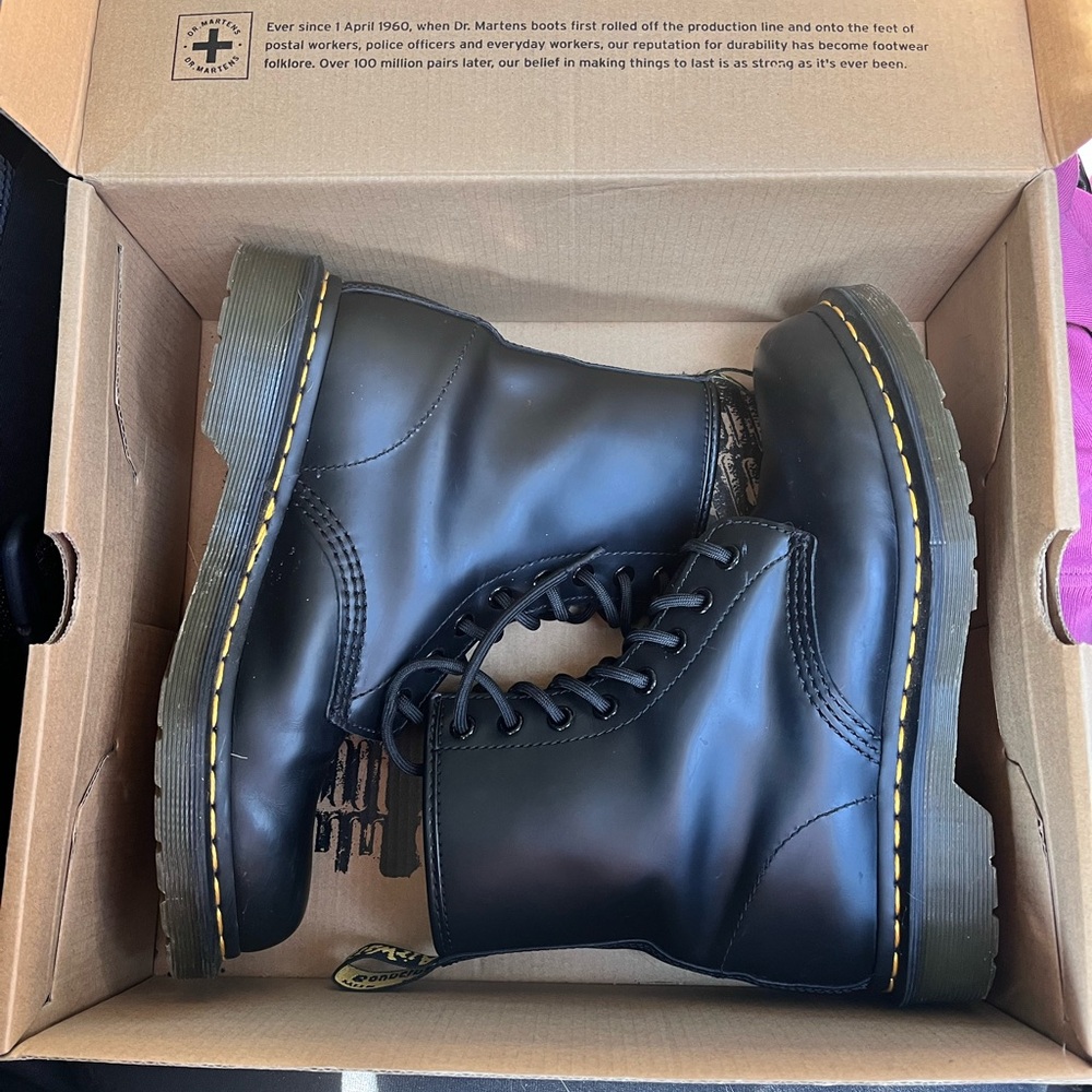 Dr. Martens Black Boots - Picture 2 of 5